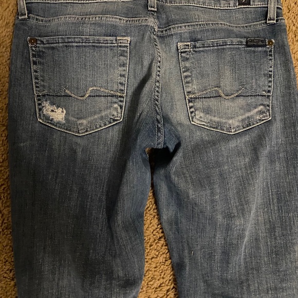 7 for all Mankind straight leg jeans - Picture 4 of 4